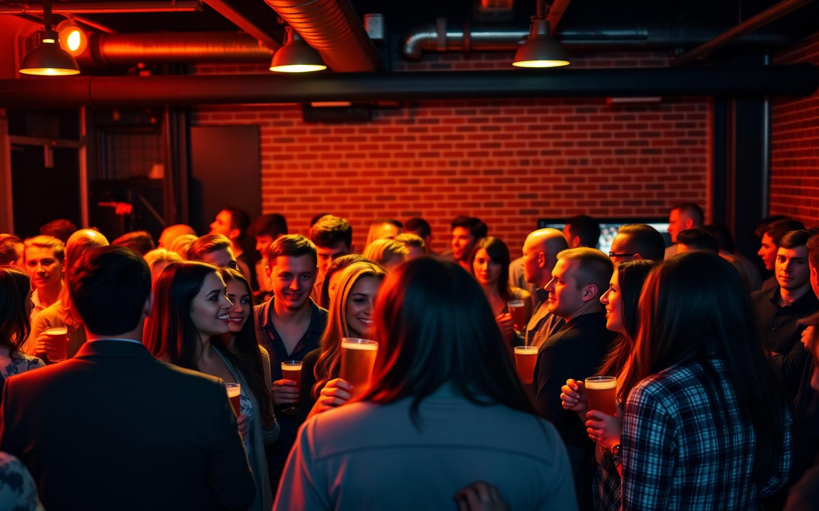 Crowd networking at the brewery